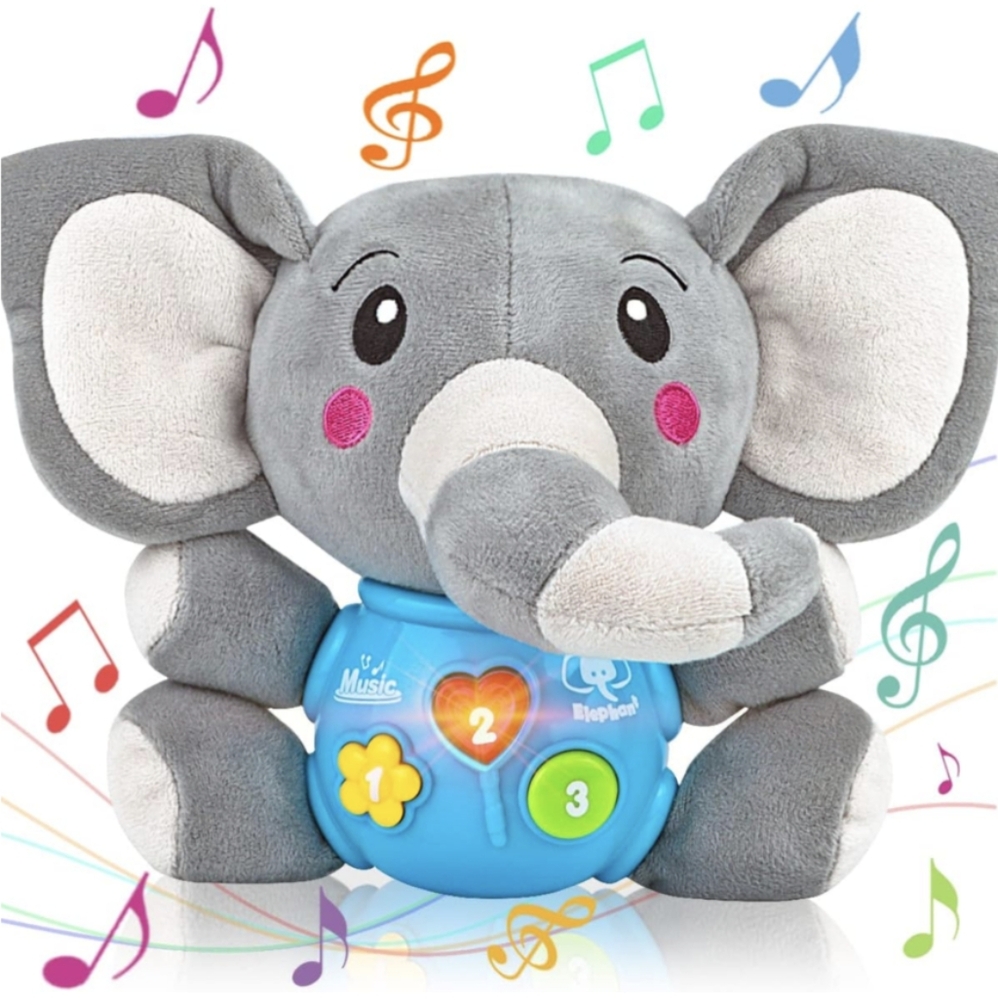 β»οΈ 3/25$ β»οΈ Gray Elephant Musical Toy